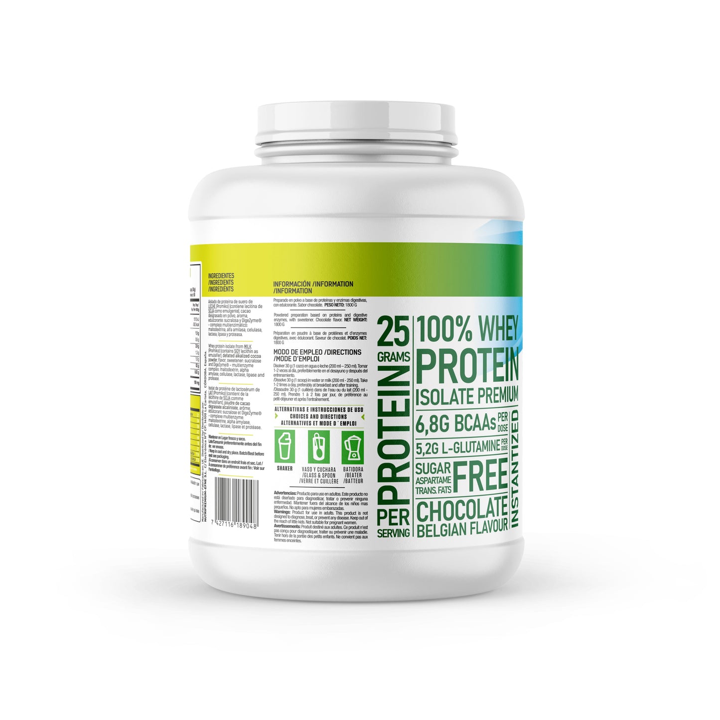 Proteína Isolate EFNE – Chocolate Belga Premium