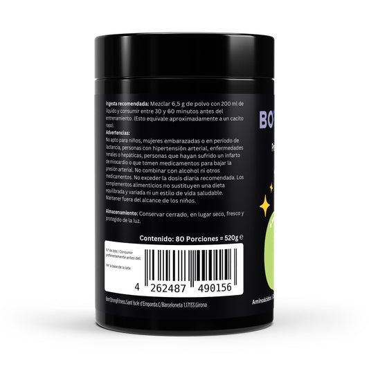 Pre-Entreno Booster Manzana • PUMP • Energía + Focus