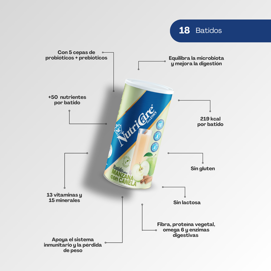 Batido de Manzana con Canela