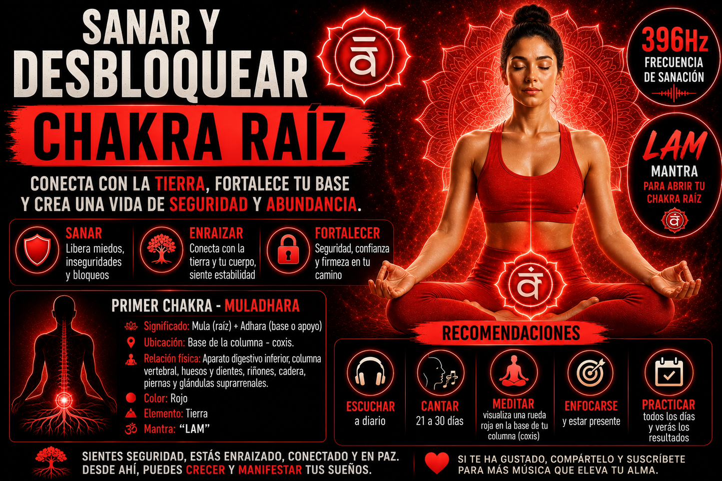 SANAR Y DESBLOQUEAR CHAKRA RAIZ
