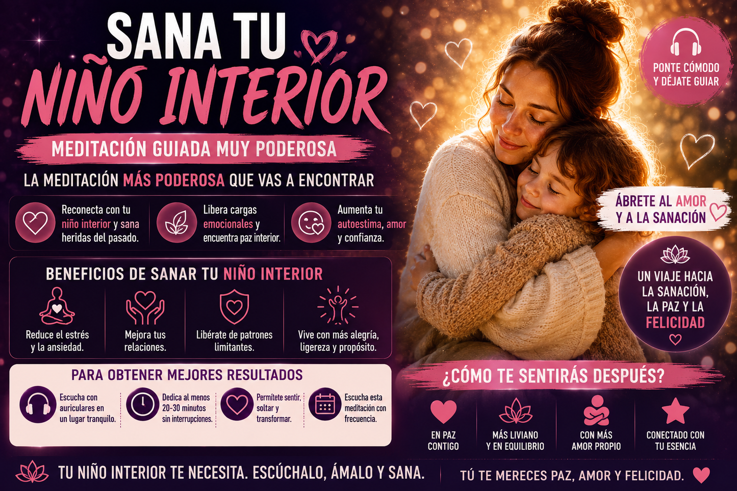 SANA TU NIÑO INTERIOR meditación muy poderosa