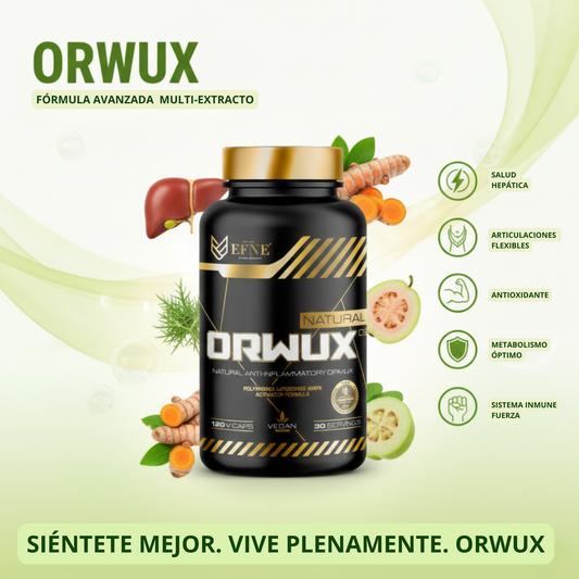 ORWUX EFNE – Antiinflamatorio Natural Más Potente (120 Cápsulas)