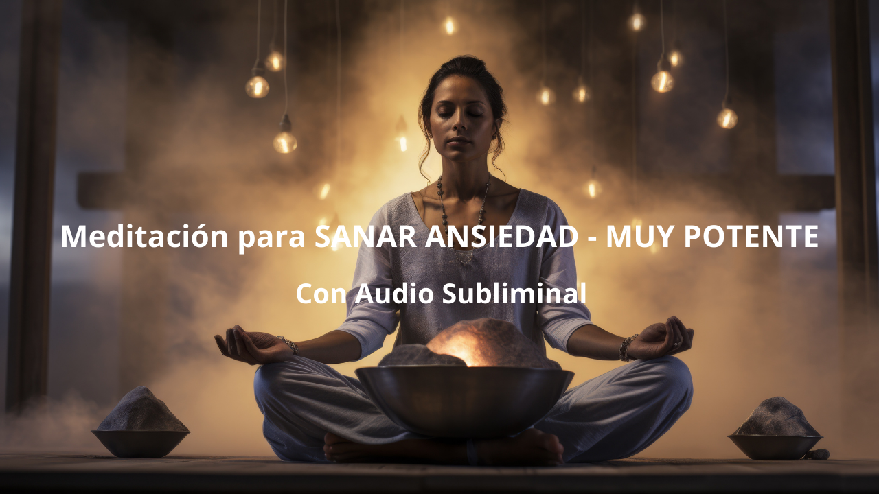 Audio de meditación para ansiedad profunda por Sensaido, calma la mente en 20 minutos, enfoque en relajación y sanación emocional.