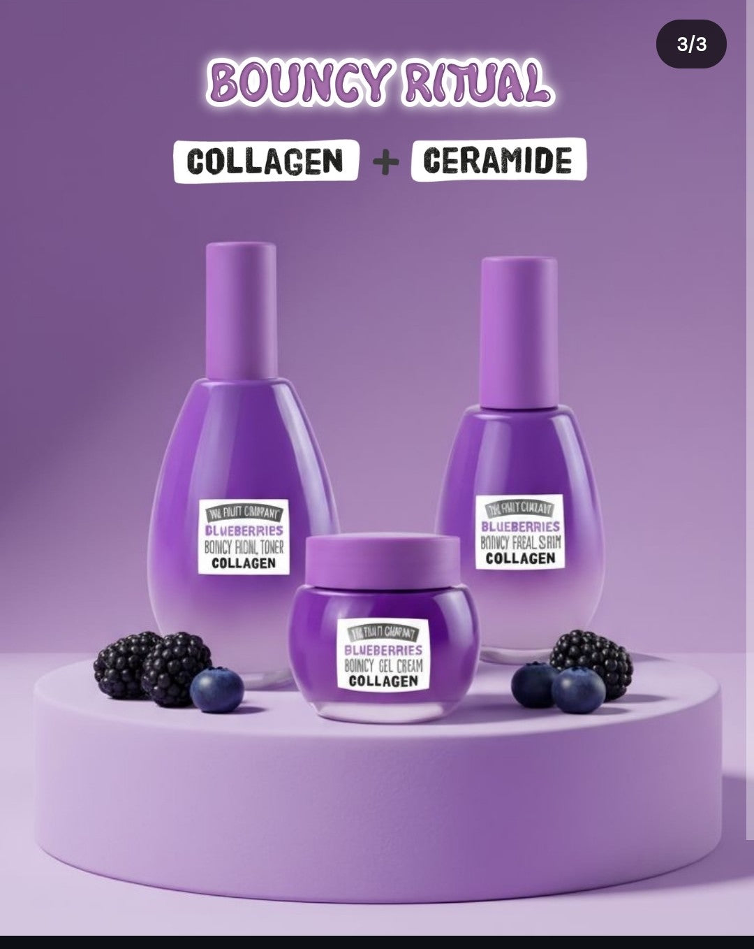 Set Facial 3 Pasos Colágeno + Ceramidas – Piel Más Jugosa e Hidratada