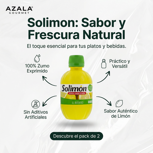 Zumo de Limón Exprimido 100% Natural - Solimon