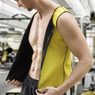 Chaleco deportivo con efecto sauna de innovagizmo para hombre y mujer, diseñado para mejorar la sudoración y la actividad física.
