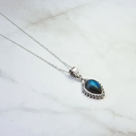 Colgante Agra Labradorita y Plata de Ley 925