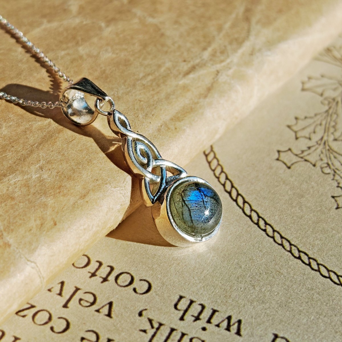 Colgante 'Amariel' Labradorita y Plata de Ley 925