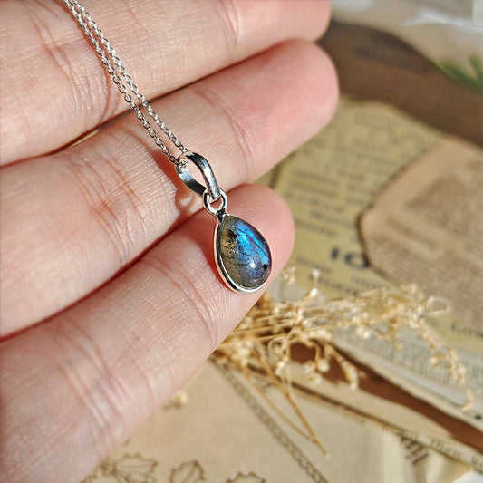 Colgante 'Aurora' Labradorita y Plata de Ley 925