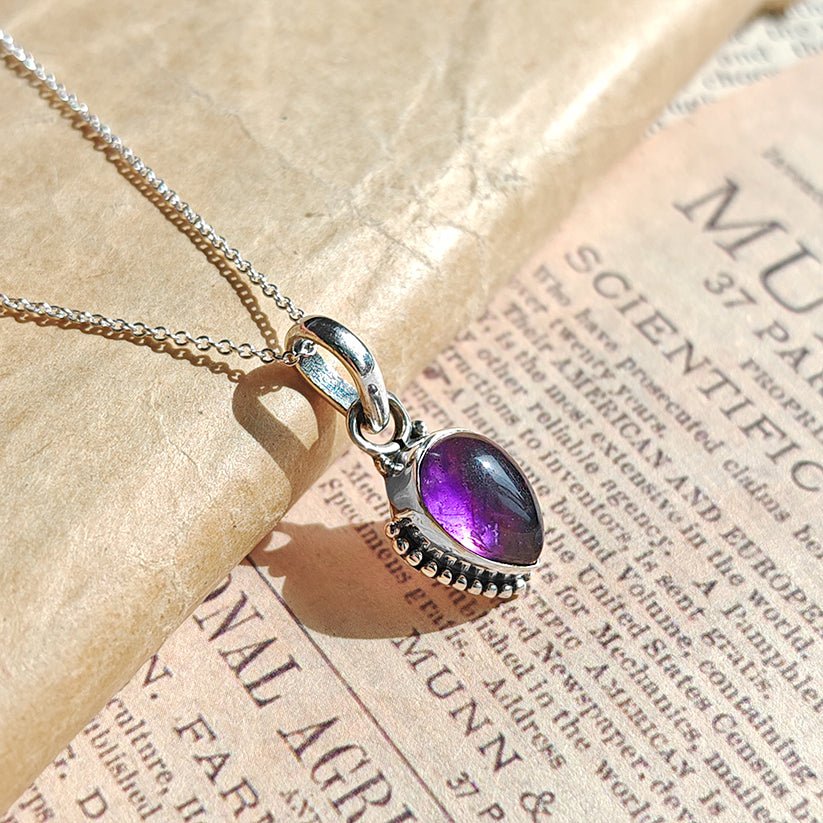 Colgante 'Ishtar' Amatista y Plata de Ley 925 - Sensaido
