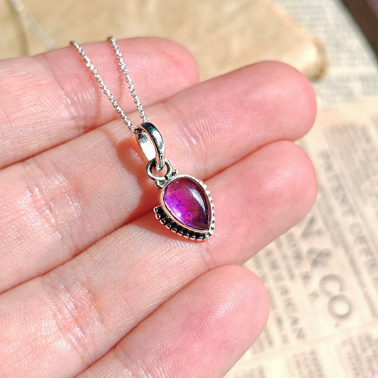 Colgante 'Ishtar' Amatista y Plata de Ley 925