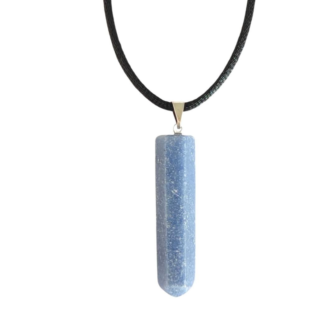 Colgante Punta de Cuarzo Azul