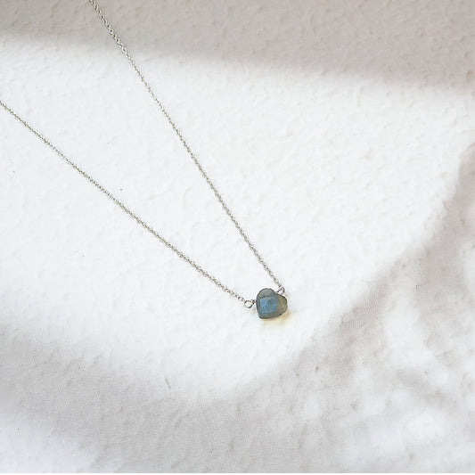 Collar Coratione Labradorita - Plata de Ley 925