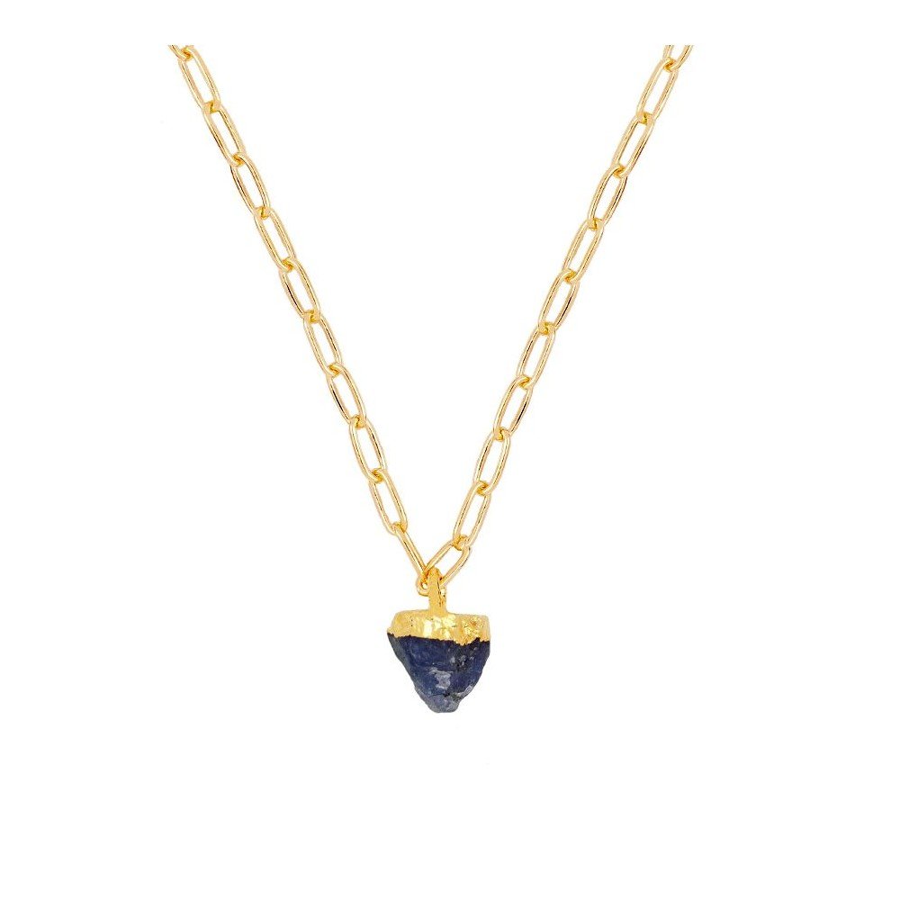 Collar de Tanzanita en Bruto