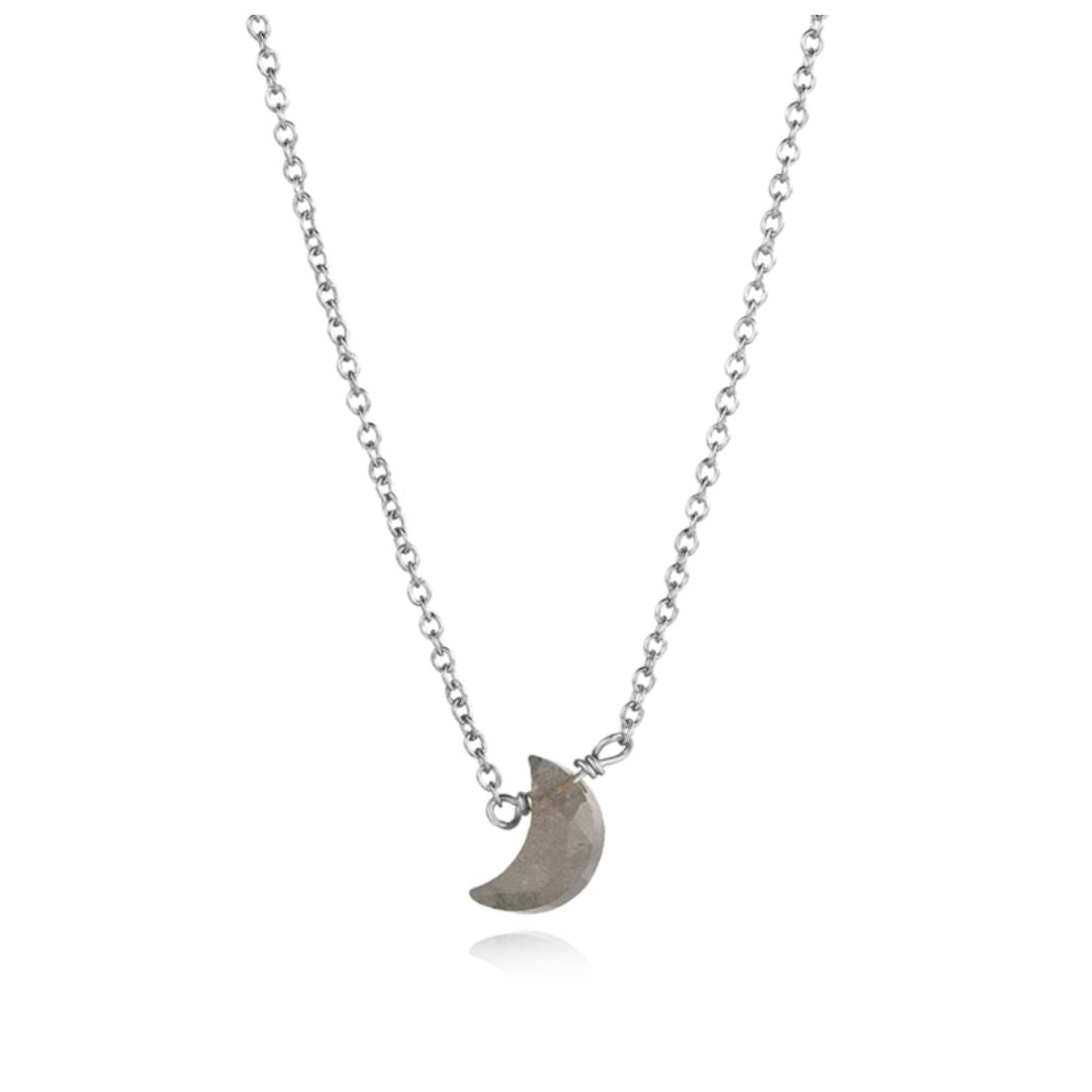 Collar Lunae Labradorita - Plata de Ley 925
