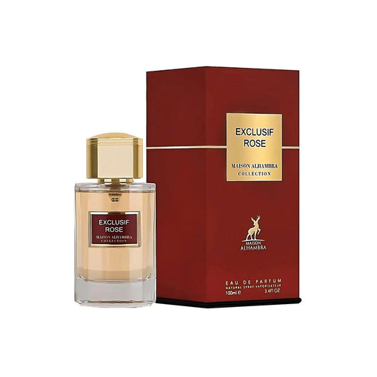 MAISON ALHAMBRA COLLECION EXCLUSIF ROSE EAU DE PARFUM 100ML VAPORIZADOR