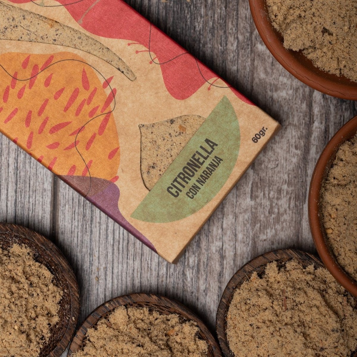 Incienso en Polvo Citronela & Naranja - Sagrada Madre