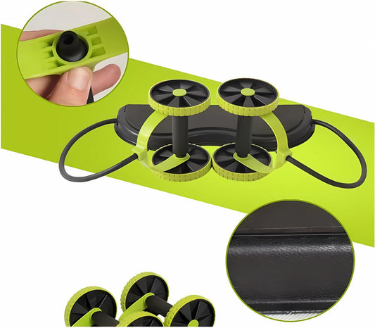 Kit multifuncional de fitness fullbody de innovagizmo con pesas, bandas y accesorios para entrenamiento completo en casa.