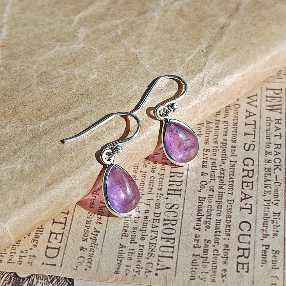 Pendientes 'Aurora' Amatista S925