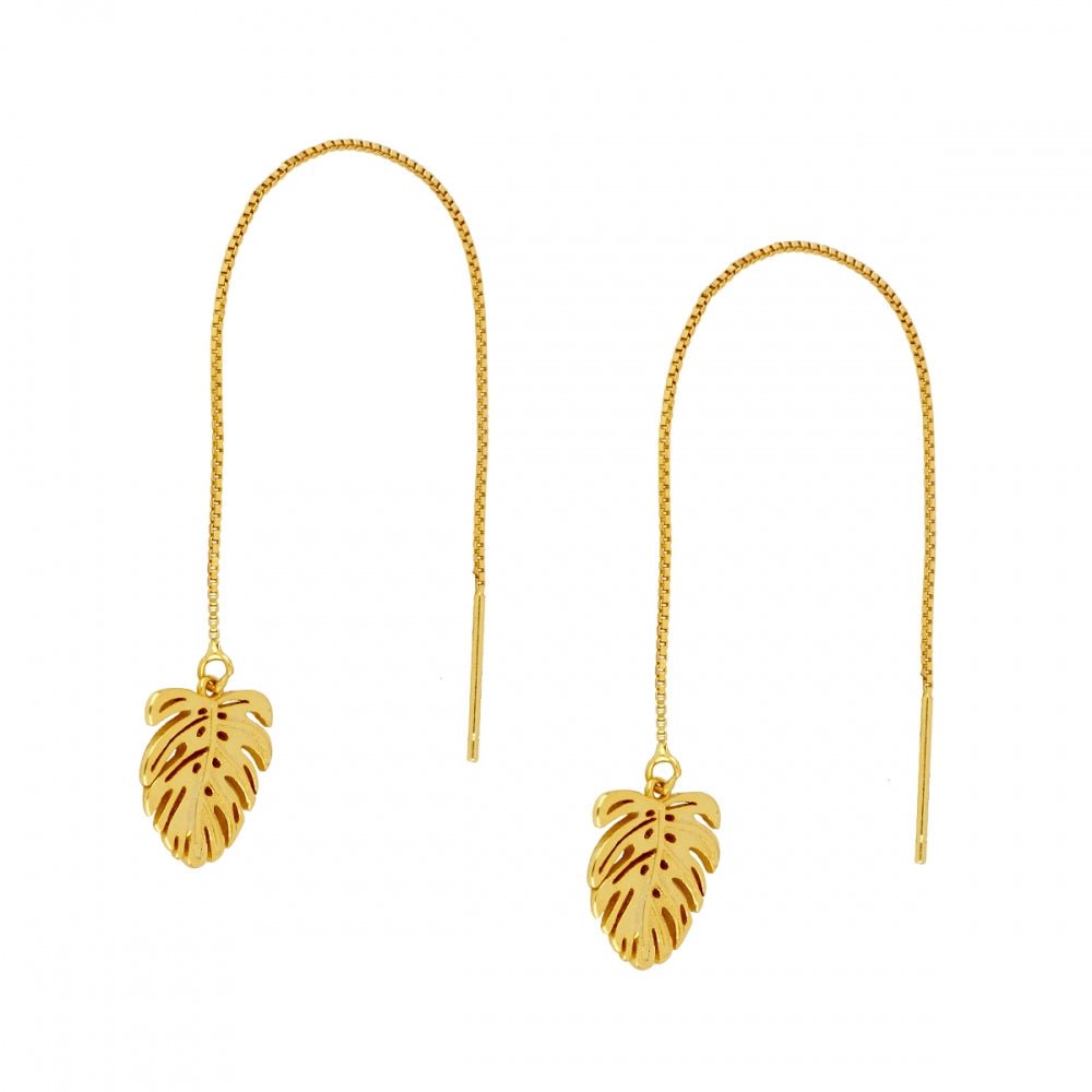 Pendientes 'Monstera'