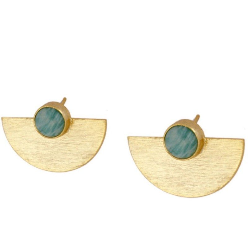 Pendientes 'Nayeli' de Amazonita