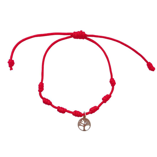 Pulsera 7 Nudos con Arbol de la Vida S925