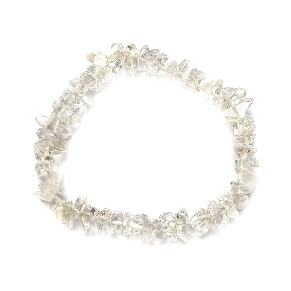 Pulsera chip de Cuarzo Blanco