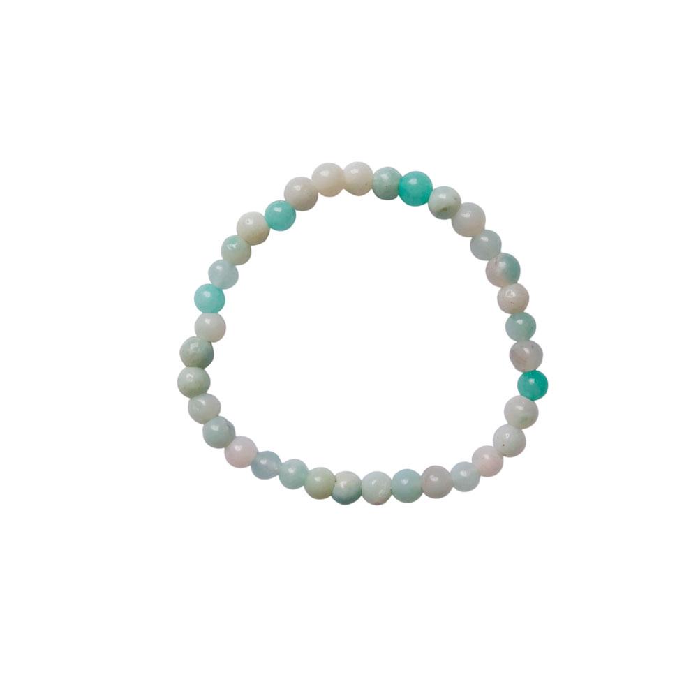 Pulsera de Amazonita Bola Lisa