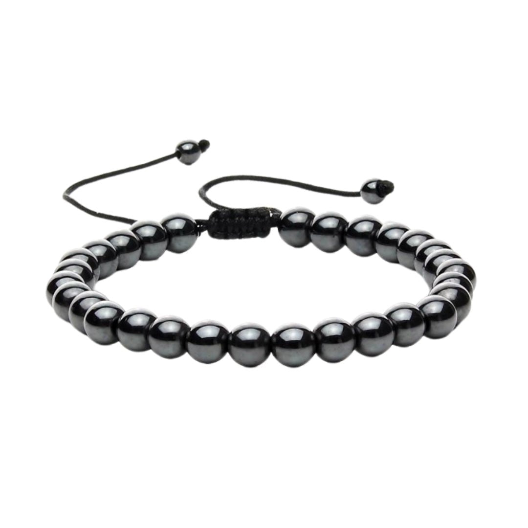 Pulsera de Hematite con Nudo Corredizo - Sensaido