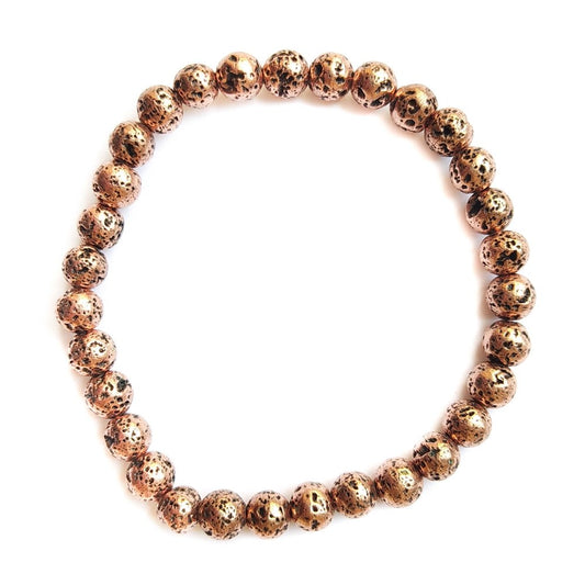 Pulsera de Lava baño Cobre