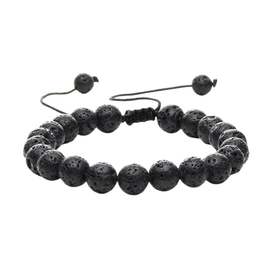 Pulsera de Lava con Nudo Corredizo