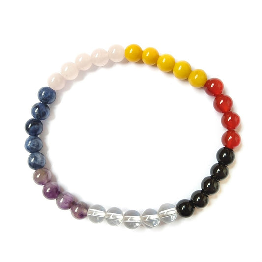 Pulsera de los Siete Chakras con Ónix