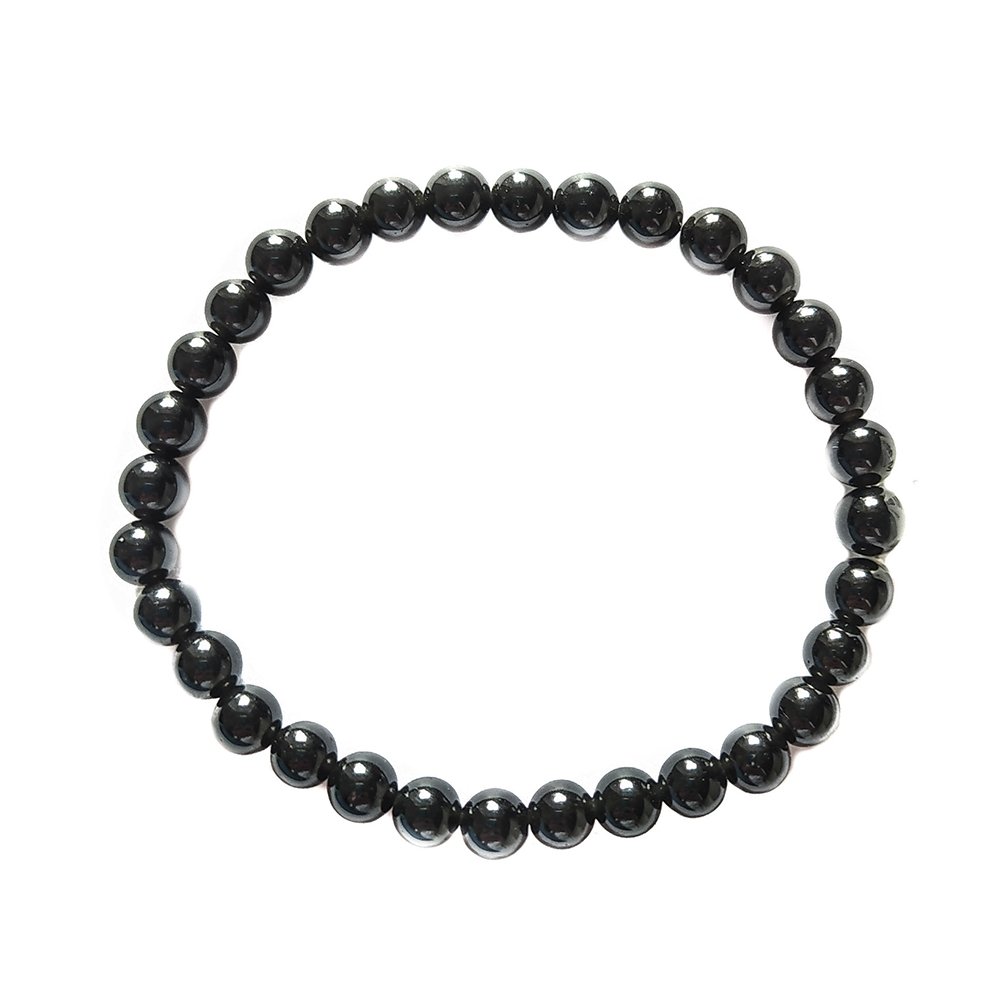 Pulsera de Obsidiana Negra Bola