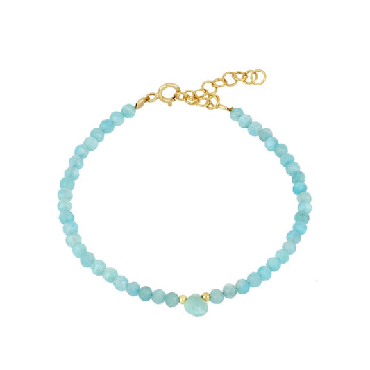 Pulsera 'Elizabeth' - Amazonita