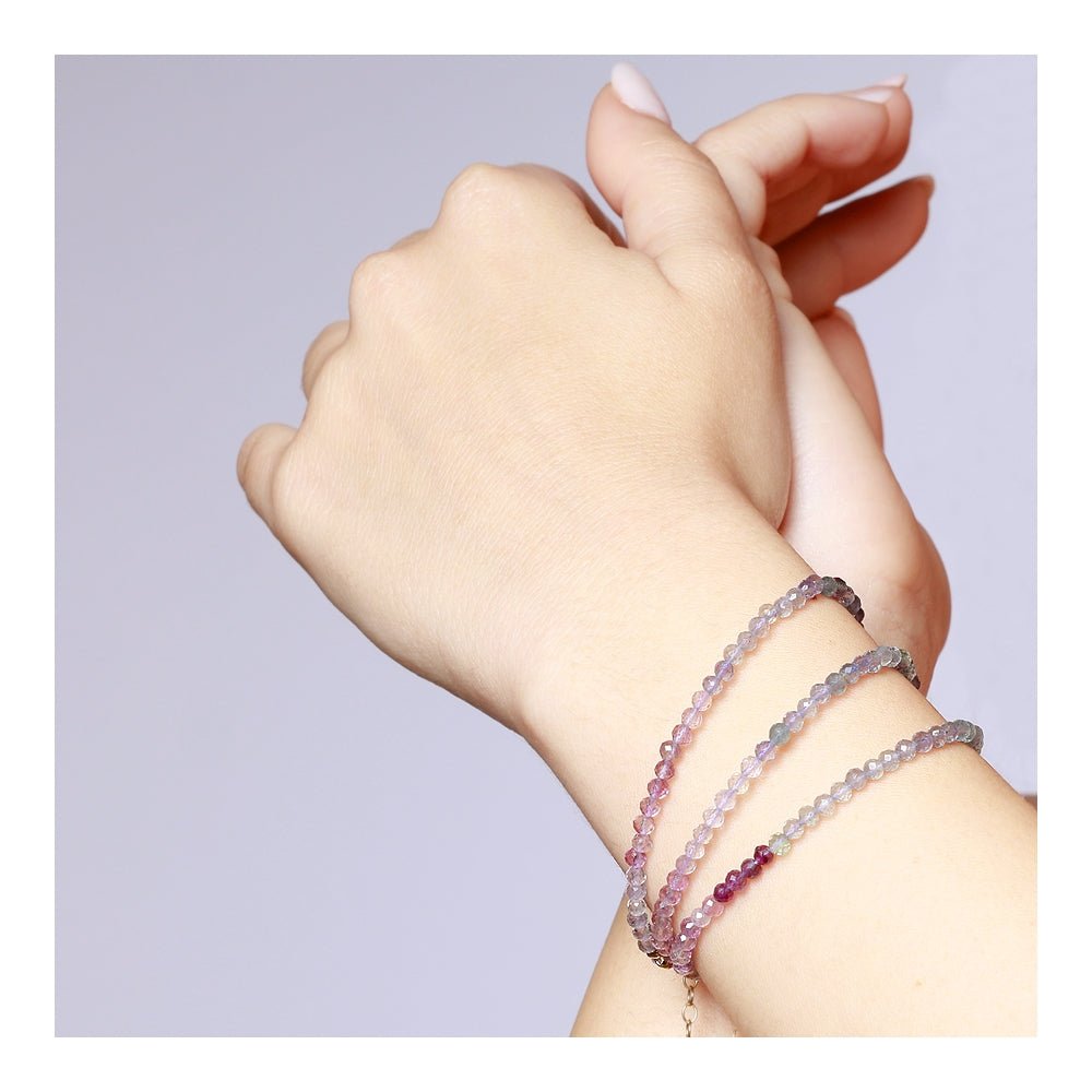 Pulsera 'Nairisa' - Fluorita Arcoiris