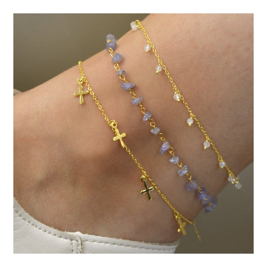 Tobillera 'Daphne' de Tanzanita