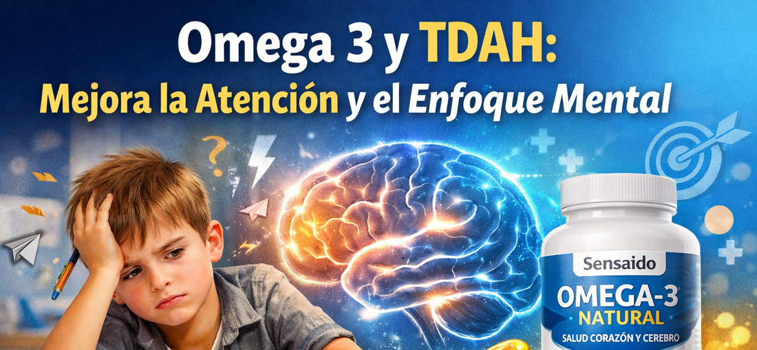 Omega 3 y TDAH: cómo el DHA y el EPA pueden ayudar a mejorar los síntomas de forma natural