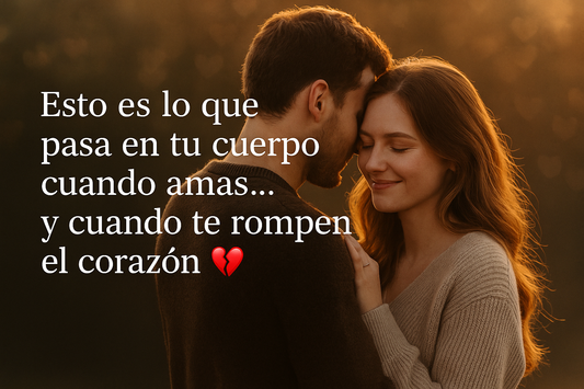 Esto es lo que pasa en tu cuerpo cuando amas… y cuando te rompen el corazón