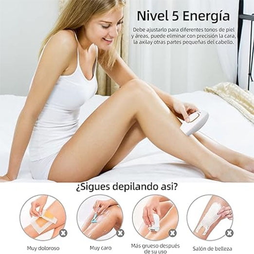 Depiladora IPL Láser – Tecnología Profesional de Depilación en Casa