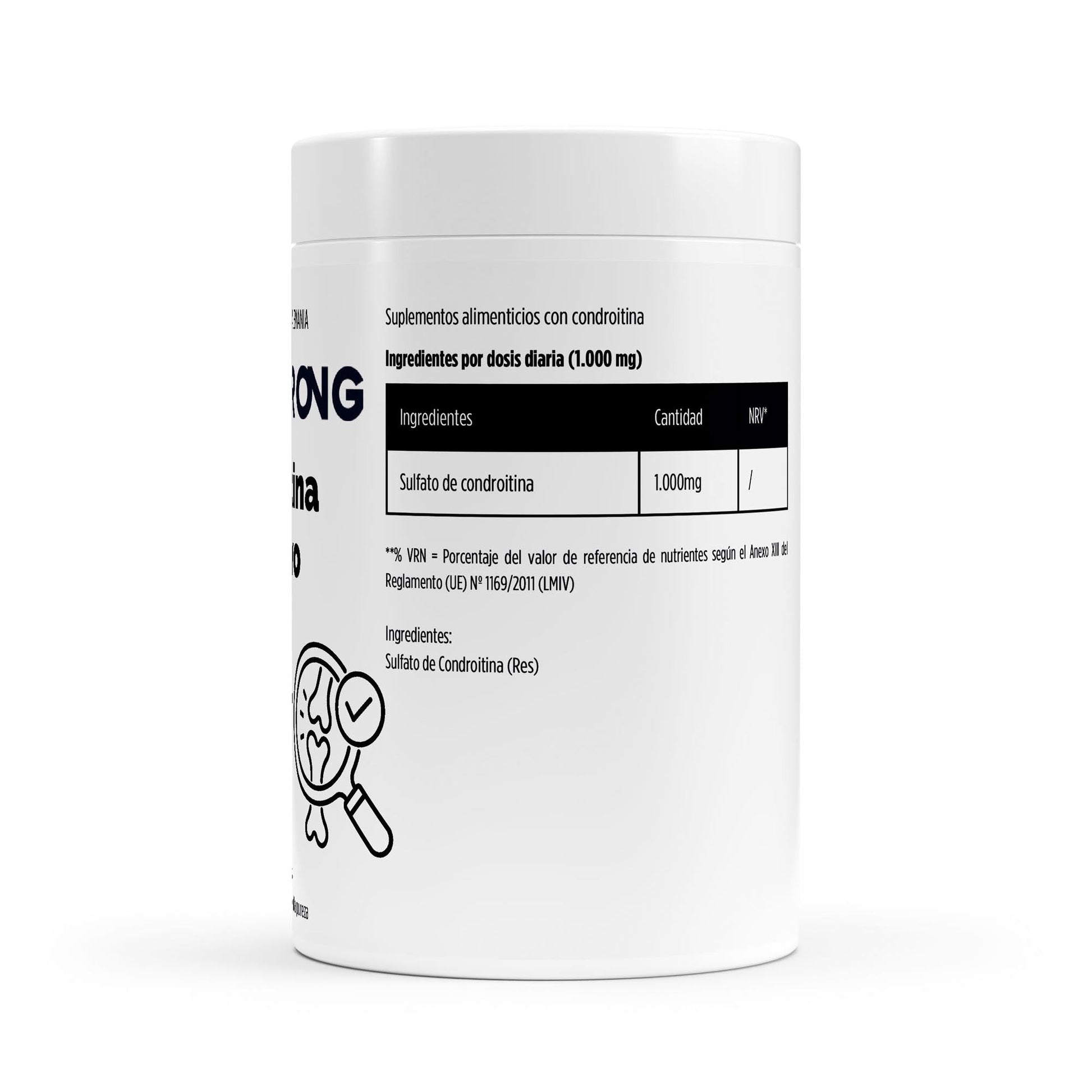 Polvo de condroitina de BORNSTRONG FITNESS para articulaciones, 100g, suplemento en polvo para protección articular