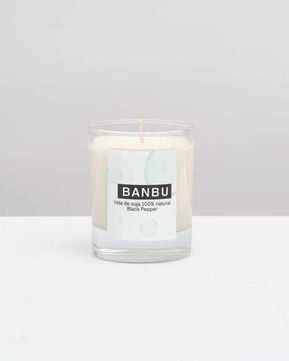Vela de Soja Natural Aroma Black Pepper