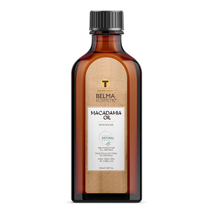Tratamiento capilar multifuncional XARODIST Belma kosmetik Macadamia, aceite de macadamia para cuidado en casa.
