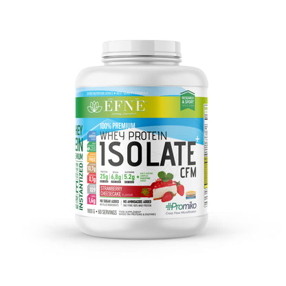 Proteína Isolate EFNE – Strawberry Cheesecake