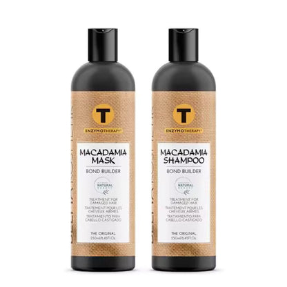 Kit de cuidado en casa XARODIST con champú y mascarilla de macadamia, 250 ml cada uno, para cuidado capilar nutritivo.