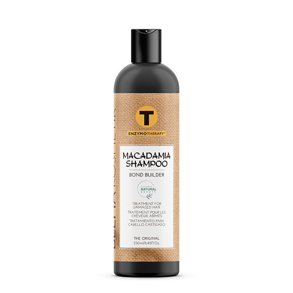 Botella de shampoo Macadamia de XARODIST, tratamiento capilar multifuncional para mantenimiento en casa, con fórmula nutritiva y reparadora.