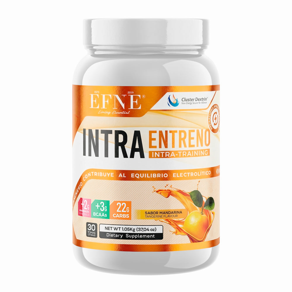 Suplemento EFNE Intra Entreno sabor lima limón, polvo de 1.05kg para recuperación durante el entrenamiento.