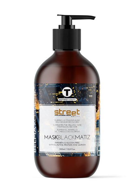 Belma kosmetik- Mascarilla matizadora Black matiz-efecto anti-amarillos,consigue tonos metalizados, plateados y grises - Sensaido