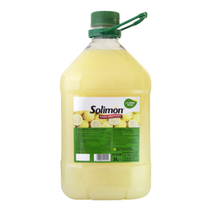 Zumo de limón exprimido 100% natural en botella de AZALA GOURMET, con limón fresco y color amarillo brillante.