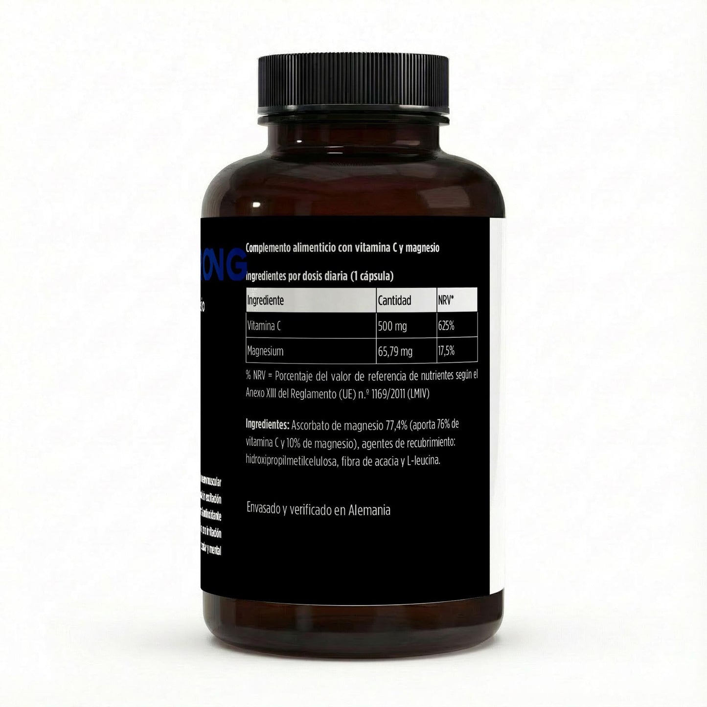 Vitamina C + Magnesium • Absorción Suave • Cero Acidez
