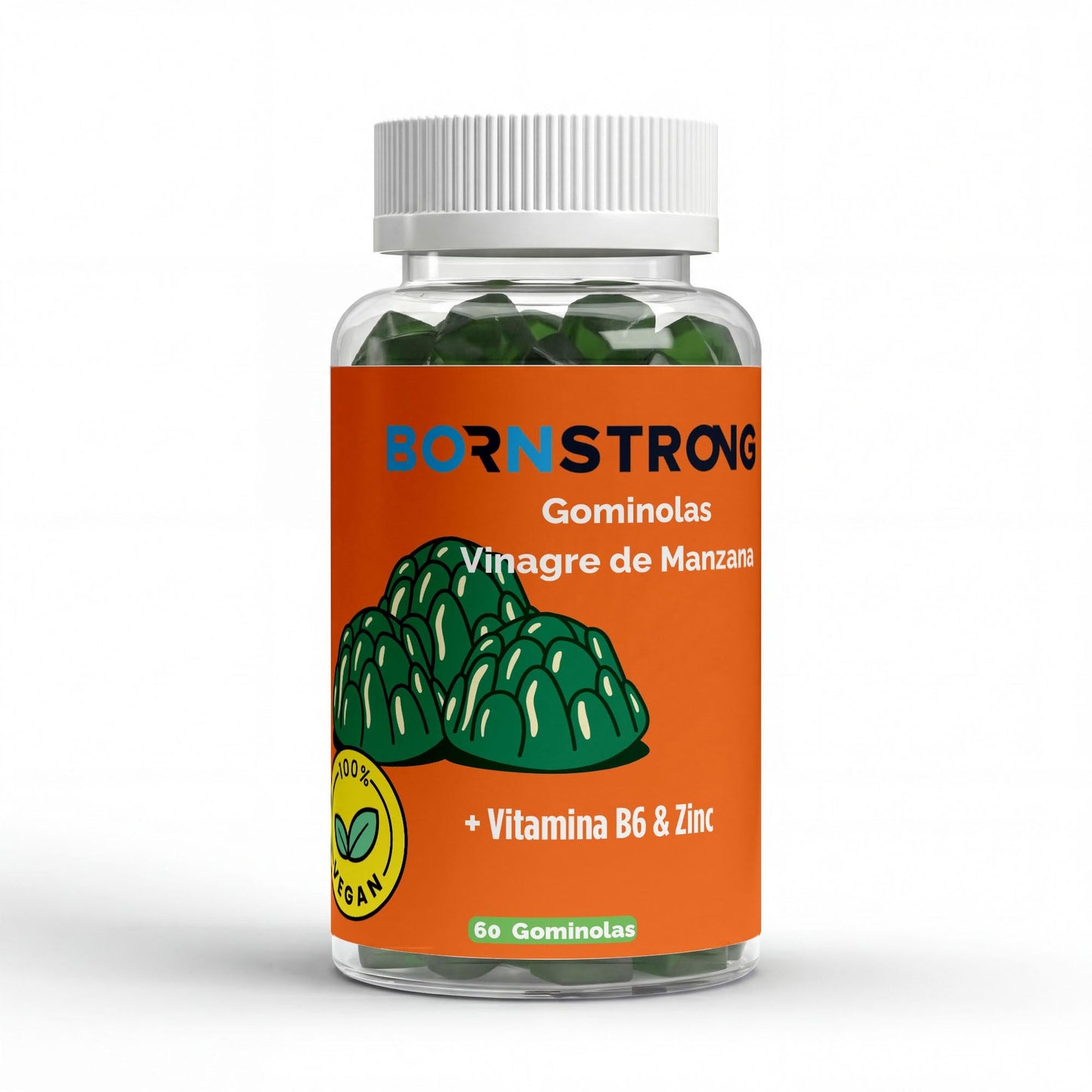 Gominolas de Vinagre de Sidra + C + B6 + Cromo - 60 pcs
